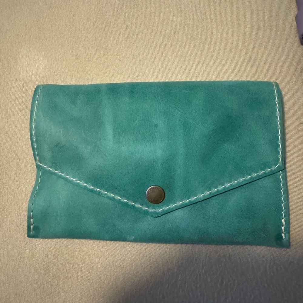 Portland Leather envelope in reef